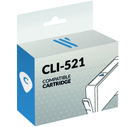 Kompatible Canon CLI-521 Cyanfarben Patrone