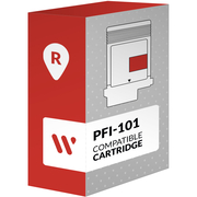 Kompatible Canon PFI-101 Rot Patrone