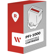 Kompatible Canon PFI-1000 Rot Patrone