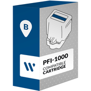 Kompatible Canon PFI-1000 Blau Patrone