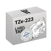 Brother TZe-223 Blau/Weiß Markierungsband Kompatible