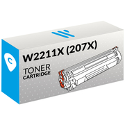Kompatible HP W2211X (207X) Cyanfarben Toner