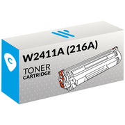 Kompatible HP W2411A (216A) Cyanfarben Toner
