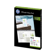 HP 912  Officejet Value Pack mit 3 Tintenpatronen Original