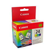 Canon BCI-24 Farbe Doppelpack Farbe von 2 Tintenpatronen Original