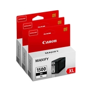 Canon PGI-1500XL Schwarz Packung Schwarz von 3 Tintenpatronen Original