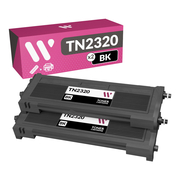 Brother TN2320 Packung Schwarz von 2 Toner Kompatibel