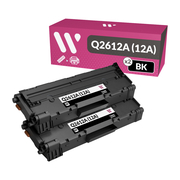 HP Q2612A (12A) Packung  von 2 Toner Kompatibel