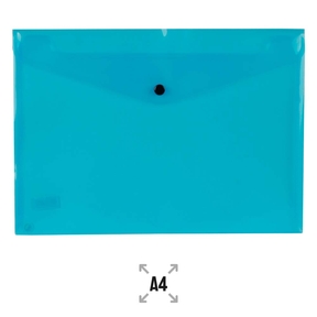 Liderpapel A4 Umschlagmappe mit Schnallenverschluss (blau)
