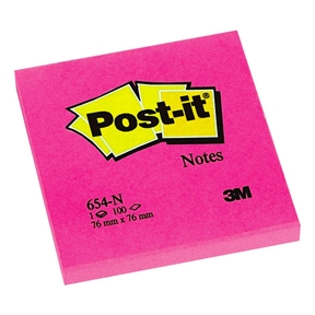 Post-it Notas Kleber 76 x 76 mm (100 Blatt) (Rosa)