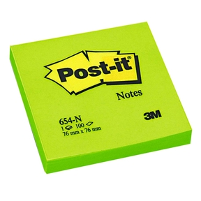 Post-it Haftnotizen 76 x 76 mm 100 Blatt Grün