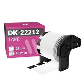 Brother DK-22212 Kompatibles Endlosband von Plastikfolie (62,0x15,2 mm)
