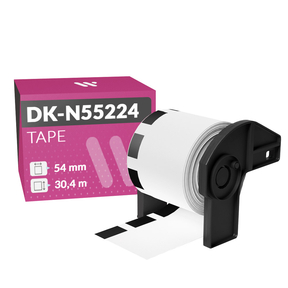 Brother DK-N55224 Kompatibles Endlosband von Thermopapier Nicht klebend (54,0x30,4 mm)