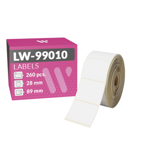 Dymo LW-99010 Kompatible Etiketten (28,0x89,0 mm – 260 Stk.)