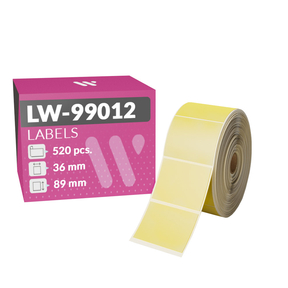 Dymo LW-99012 Kompatible Etiketten (36,0x89,0 mm – 520 Stk.)