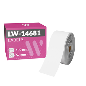 Dymo LW-14681 Kompatible CD/DVD-Etiketten (57,0 mm – 100 Stk.)