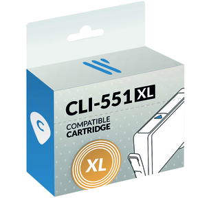 Kompatibel Canon CLI-551XL Cyanfarben