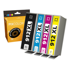 Kompatible PixColor HP 912XL Pack 4 (BK/C/M/Y) Anti-Firmware Update