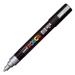 Uni Posca PC-Marker - 5M (Silber)