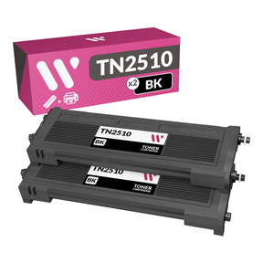 Brother TN2510XL Packung Schwarz von 2 Toner Kompatibel