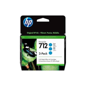 HP 712 (29ml) Cyanfarben Pack Cyanfarben Original