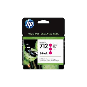 HP 712 (29ml) Rotviolett Pack Rotviolett Original
