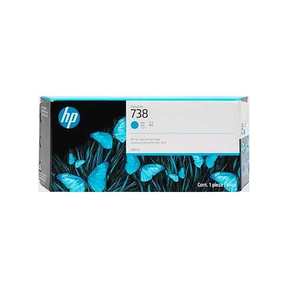 HP 738 (300ml) Cyanfarben Original