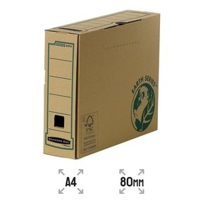 Fellowes Definitive A4 Archivbox Braun