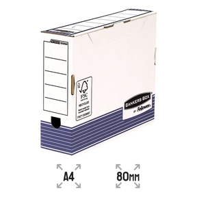 Fellowes Definitive A4 Archivbox Weiß