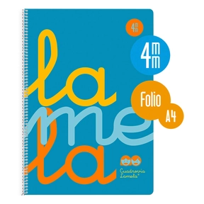 Lamela Notizbuch Polypropylen / Folio 4 mm