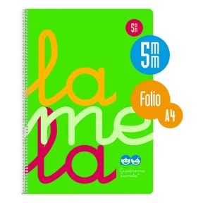 Lamela Notizbuch Polypropylen / Folio 5 mm