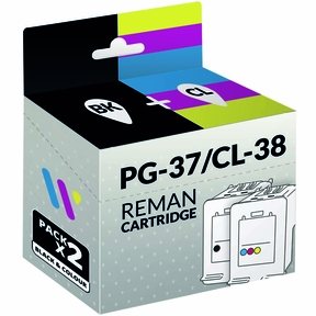 Kompatibel Canon PG-37/CL-38 Schwarz-Farbe Packung