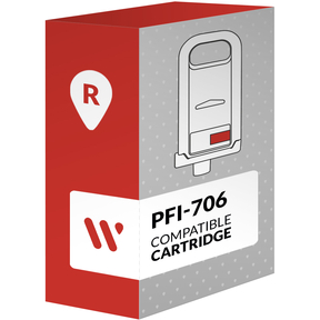 Kompatibel Canon PFI-706 Rot