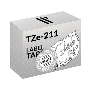 Kompatibel Brother TZe-211 Schwarz/Weiß