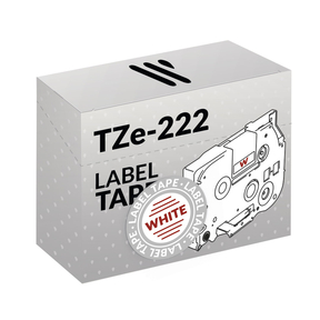 Kompatibel Brother TZe-222 Rot/Weiß