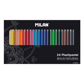 Milan Plastipastel - Schachtel Black Edition (x24)