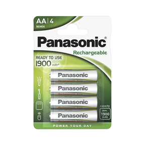 Panasonic AA 1.900 mAh Wiederaufladbare  (4 Und.)