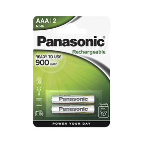 Panasonic AAA 900 mAh Wiederaufladbar (2 Und.)