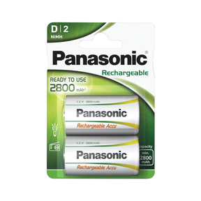 Panasonic D 2.800 mAh Wiederaufladbar (2 Und.)