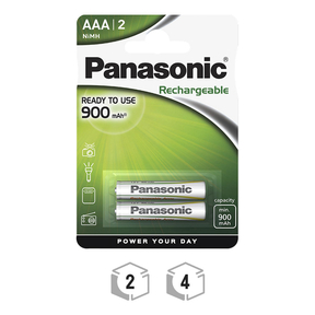 Panasonic AAA 900 mAh Wiederaufladbar