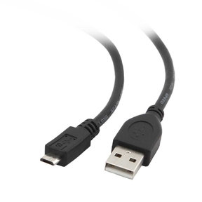 USB zu microUSB Kabel Schwarz - 0.3 m