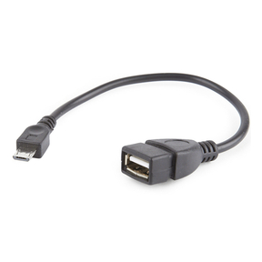 USB A 2.0 - microUSB OTG-Kabel - 0,15 m