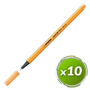 Stabilo Point 88/054 (Box 10 Stück) (Orange)