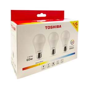 Toshiba LED E27 8.5W Warm (3000K) (3 Stück)