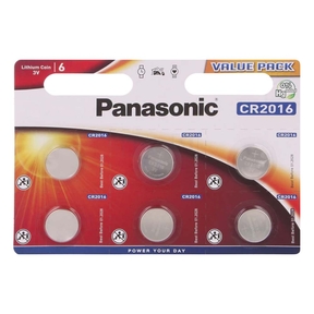 Panasonic Lithium Power CR2016 (6 Stk.)