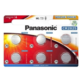 Panasonic Lithium Power CR2025 (6 Stk.)