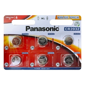 Panasonic Lithium Power CR2032 (6 Stck.)