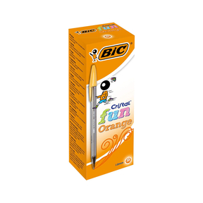 BIC Cristal Fun (Pack 20 Stk.) (Orange)