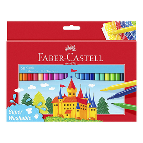 Faber-Castell Felt Tip Pens (Pack 50 Stk.)