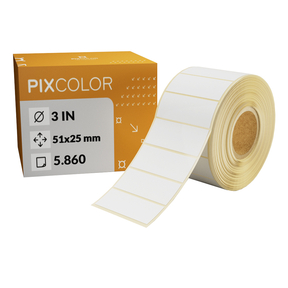 PixColor Industrial Labels 51x25 Thermische